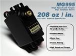 SERVO TOWER PRO MG995 DIGITALE HIGH-SPEED PROFESSIONALE