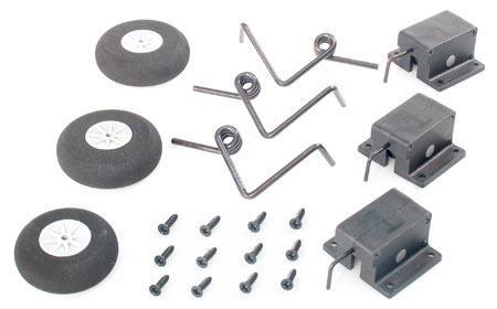 Retract Landing Gear System for 50 size RC Helicopters