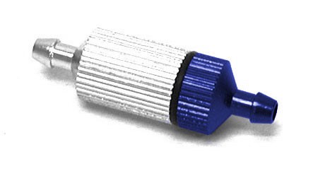 STRAIGHT TYPE DELUXE MICRO FUEL FILTER (BLUE)