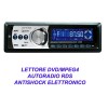 AUTORADIO RDS AM/FM/FM STEREO LETTORE DVD/MPEG 4 - DVX 792 RDS