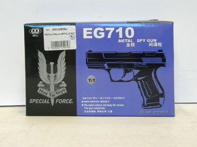 PISTOLA A MOLLA IN METALLO EG 710 