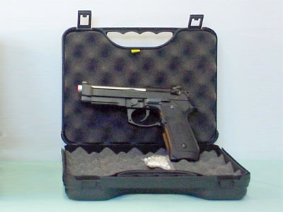 PISTOLA A GAS M92 MOD. BERETTA SCARRELLANTE IN METALLO - HG 199X