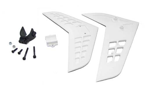 WHITE TAIL FIN SET (Bianco)