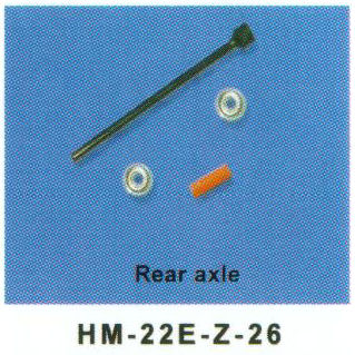 HM-22E - Z-26   REAR AXLE