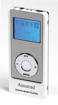 LETTORE MP3 PORTATILE AMSTRAD MP-650 1GB STILE IPOD
